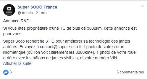 Super Soco France r&d