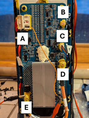 Enlever le BMS d'origine